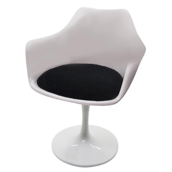 Полезная имитация нежной текстуры кукольного кресла аксессуары мини-круглые для внутреннего использования