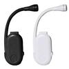 Clip Book Light with Flexible Hose Stepless Dimmable Rechargeable Eye-caring Pocket-sized LED Reading Lamp for Student