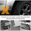 4Pcs Car Mud Flaps with Screws Universal Fit PVC Auto SUV RV Truck Front