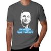 Elon Musk In Musk We Trust TShirt Summer Print Short Sleeve Tee