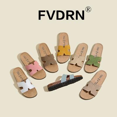 H шлепанцы женские универсальные новая мода мягкая подошва повседневные плоская подошва крутые шлепанцы для улицы