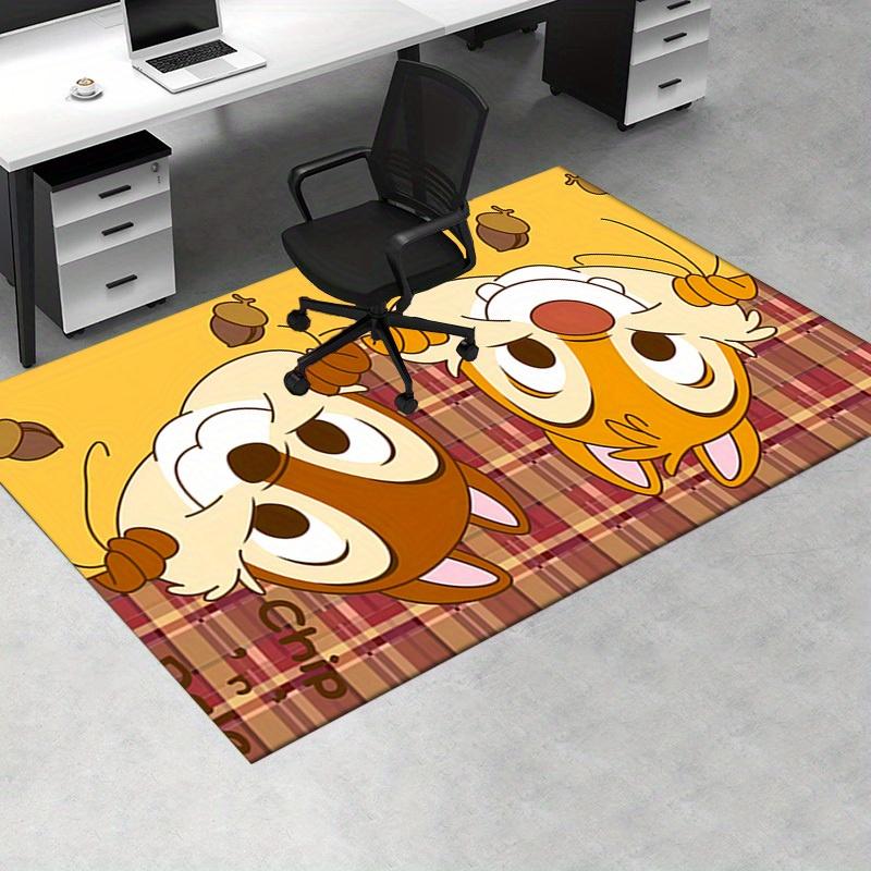 3D Printed Chip,Dale,Acorn Anti-Slip Rug - Machine Washable Office Rug for Living Room, Bedroom, Office - Multiple Sizes