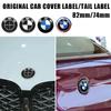 For BMW M E46 E90 E60 74mm 82mm For BMW M Power I3 F94 F97 F15 F98 F95 F92 G08 E34 F91 F16 G30 G20 Hood Emblem Car Front Bonnet Logo Trunk Cover Badge