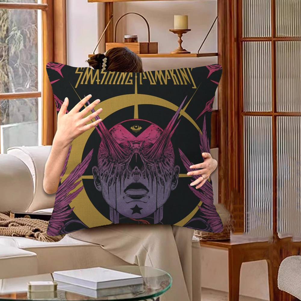 Classic Band The S-smashing P-pumpkins Band 45*45cm Cushion Cover Pillow Cover Decor Pillowcase Home Pillowcase