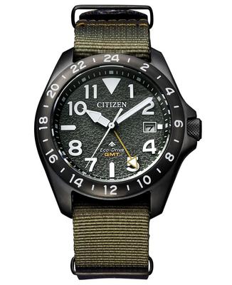 Мужские часы Promaster Land Eco-Drive GMT 200M BJ7155-05X