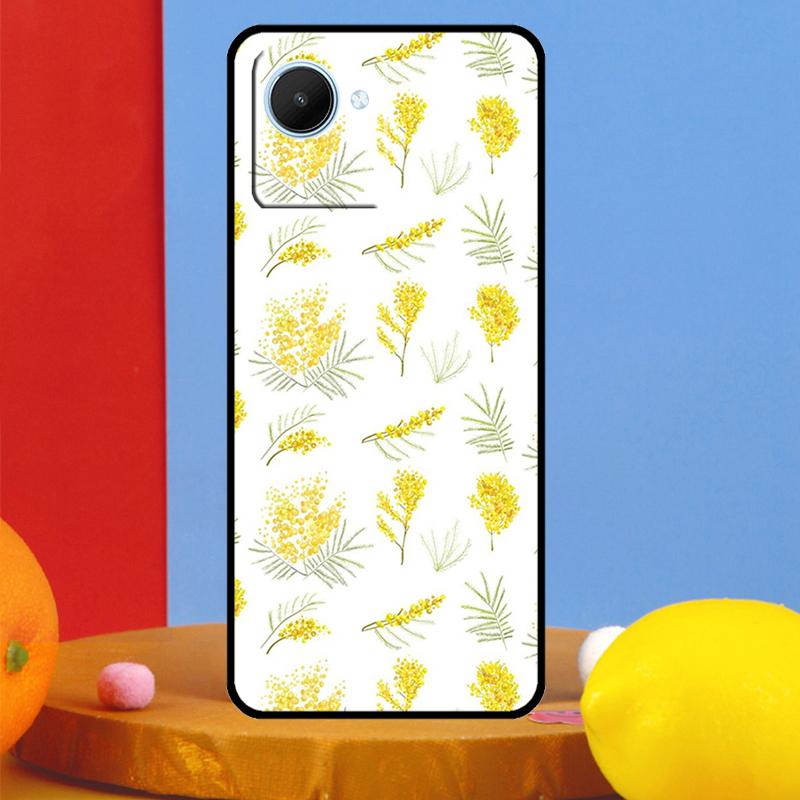 Желтые Цветы Космоса Лаванда Для Realme 15 Pro 10 11 12 13 14 Pro Plus GT6 GT7 C61 C67 C63 C71 C55 C51 C65 C53 C75 Чехол