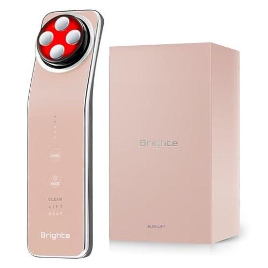 Brighte ELEKI LIFT РОЗОВЫЙ (лицевой прибор/EMS/уход за лицом/лифтинг/салонного качества/антивозрастной/уход за сухими мелкими морщинами/Сасаки Нодзоми)