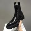Embroidery Chelsea Boots for Women Boots Platform Shoes Fashion Ankle Boots Winter Women Shoes