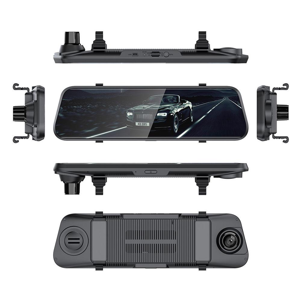 Автомобильный видеорегистратор на базе Android, зеркало/автомобильный регистратор GX9, Android 8.1, 4G, Wi-Fi, GPS-навигация, двойной объектив, с функцией GPS-радара и удаленным мониторингом