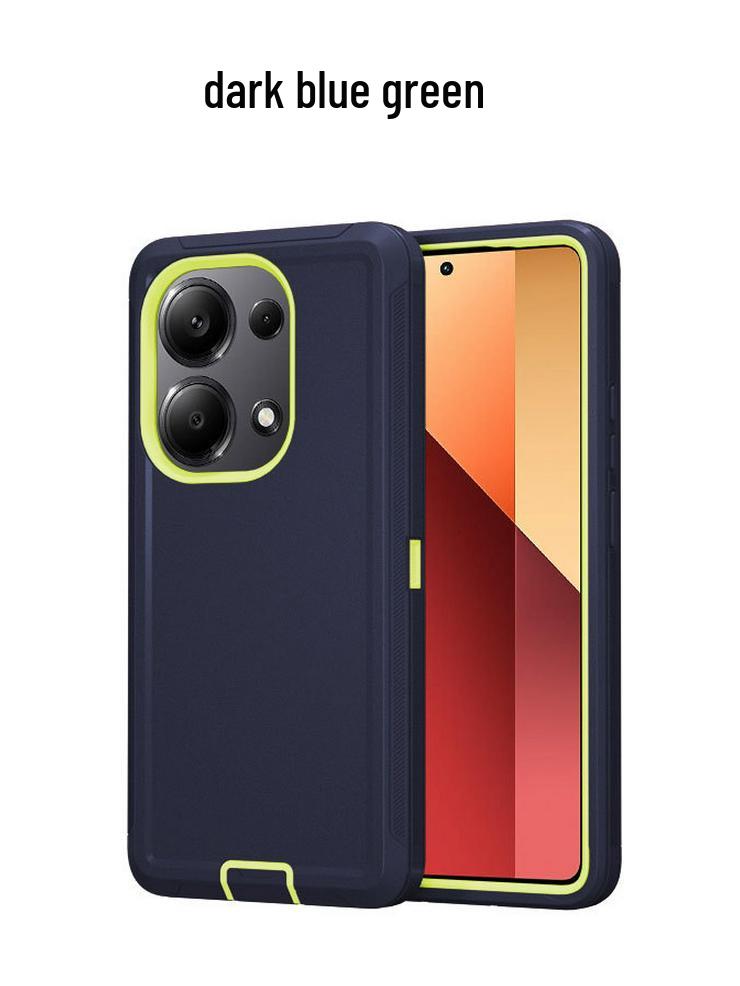 Защитный чехол для телефона Redmi Note 13 Pro и POCO M6 Pro с защитой от падений и полным покрытием