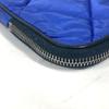 MONCLER logo tablet case Clutch bag Pouch Nylon blue/Black