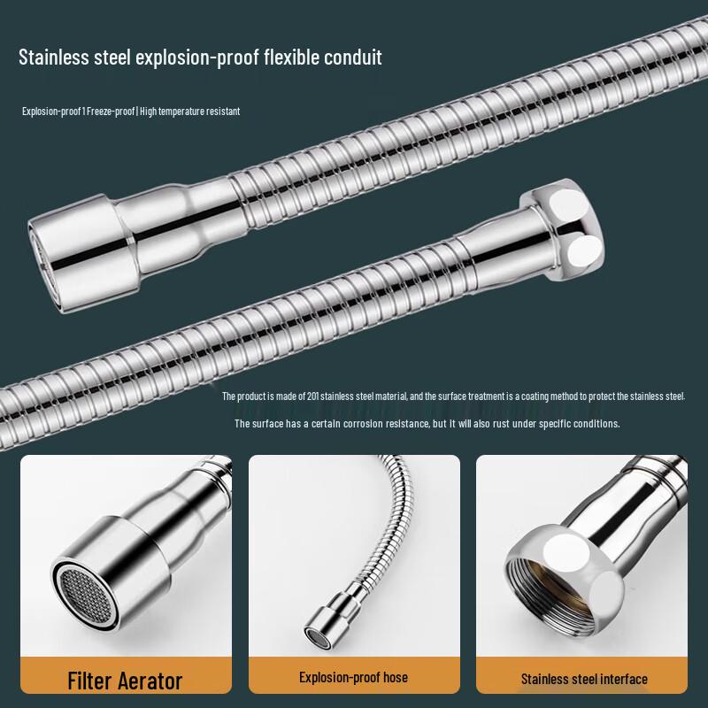 HSPA Stainless Steel Kitchen Faucet Extension