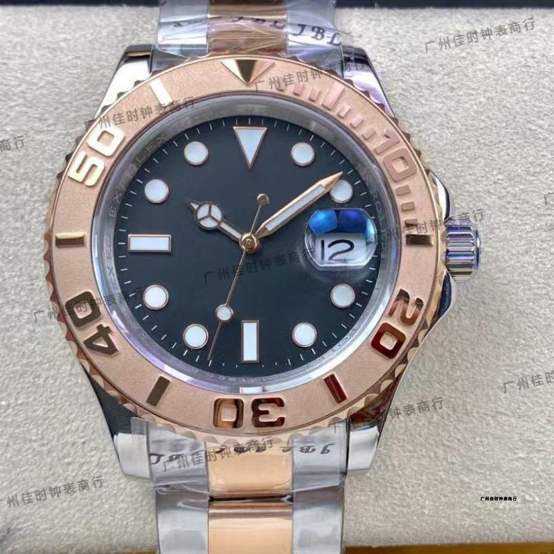 Rolex Yacht-Master 126622 40мм Серый Циферблат Резиновый Ремешок Мужские Автоматические Люксовые Часы