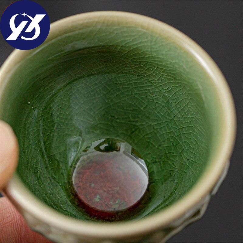 Японская керамическая чашка с ледяной глазурью, чайная чашка, чайный сервиз, офисная чашка для воды, красочная керамическая чашка для чая, посуда для напитков