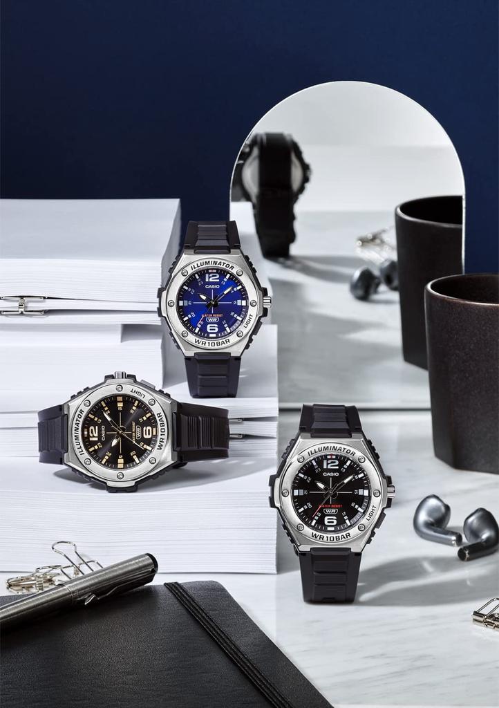 Casio Часы, Casio Collection [Официальный японский продукт] Модель, эксклюзивная для онлайн-продаж MWA-100H-1A2JF / -100H-1AJF / -100H-2AJF Мужские Черные