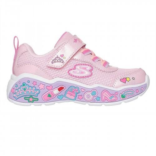 Skechers Girls Play Scene Princess Light Up Trainers