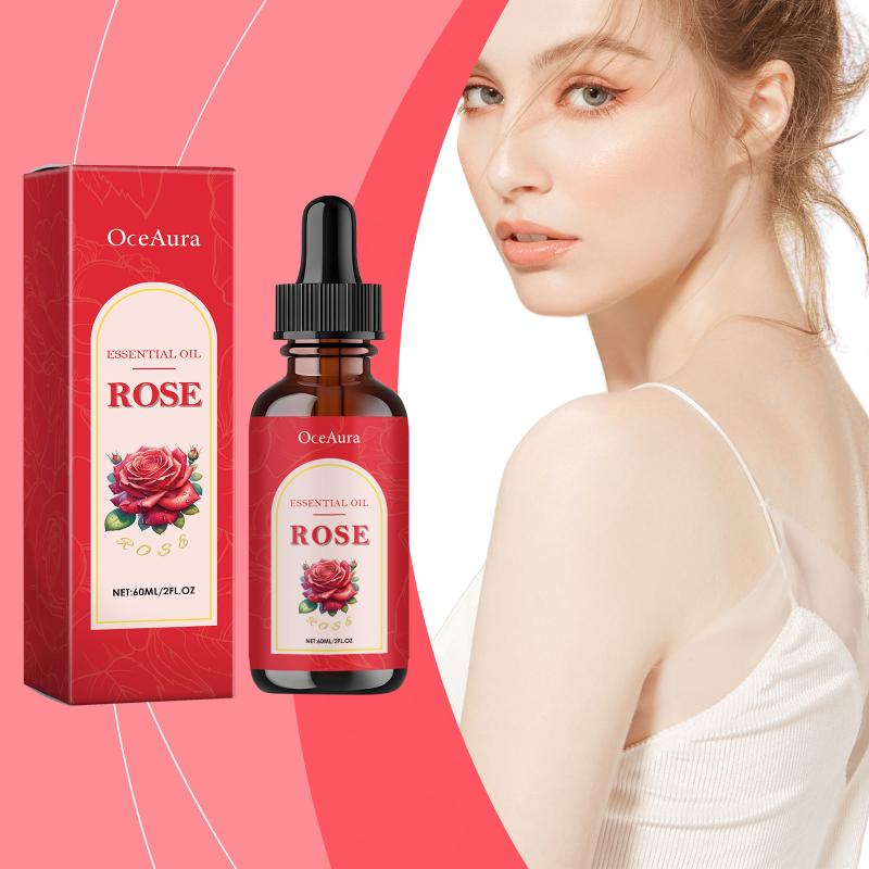 Moisturizing Rose Oil for Face and Body Restores Soft Texture Deep Nourishment for Daily Beauty Care