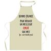 Tablier de cuisine - Omar "Ca n'existe pas" - Impression bretonne - Coton résistant - Lavable 40°C