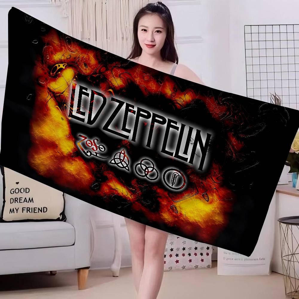 Vintage Band L-Led Z-Zeppelin Microfiber Beach Towel Absorbent Quick dry Soft Yoga Swimming Resort Mountain Climbing Towel