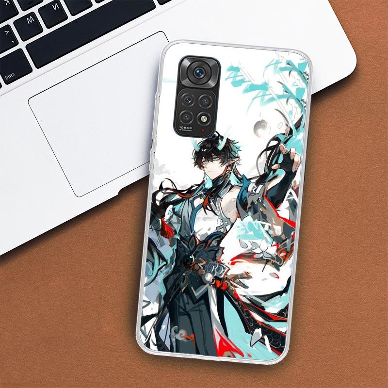 Чехол для телефона Honkai Star Rail Dan Heng для Xiaomi Redmi Note 13 12 12S 11 11S 10 10S 9 9S 11T 11E Pro Plus 8 8T 7 + чехол