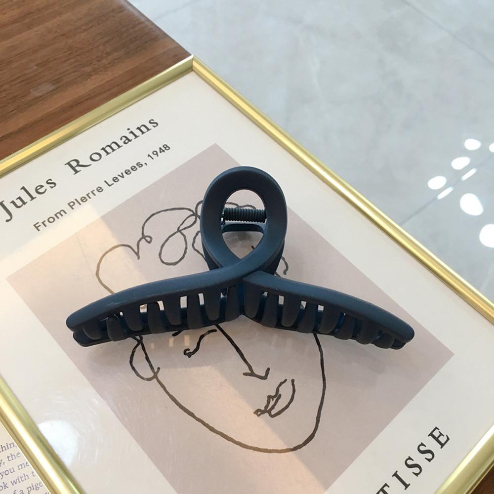 Cross Make Up Acrylic Fashion Women Cross Hair Claws Frosted Crab Clips Hair Accessories Hair Clips