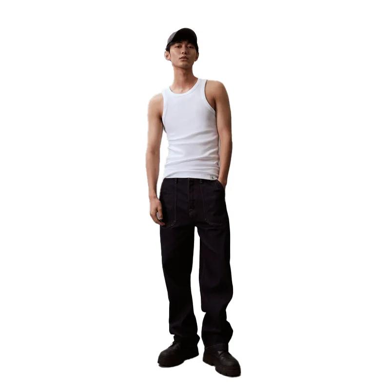 CALVIN KLEIN SS24 T Shirt Unisex Moon White (Unisex) T-Shirts J325302