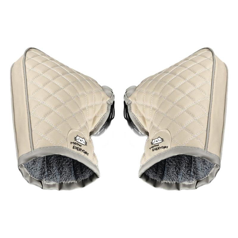 Universal Handlebar Gloves Mittens Suitable for Scooters Mopeds E Bikes Snow Riding Daily Commute and Fitness Use 2 Pack