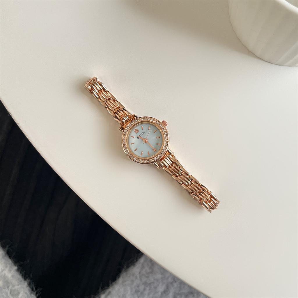 Chiste Bracelet Watch With Diamonds Watch Women'S High-End Sense Exquisite Simple Fritillary Small Dial