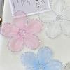 Corsage Organza Floral Patch Mesh Lace Wedding Dress Applique  Clothing DIY Accessories