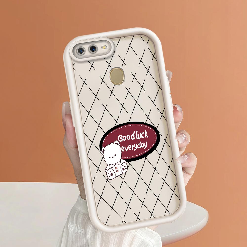 Мягкие силиконовые квадратные лестницы с мультяшным узором, полное покрытие, защита камеры, противоударный чехол для OPPO Reno Realme OnePlus