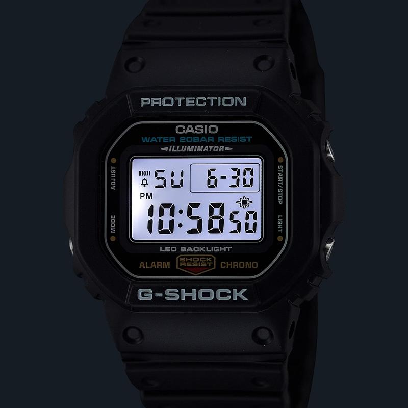 Casio Унисекс Часы серии G-SQUAD Серые DW-5600UE-1JF DW-5600UE-1JF