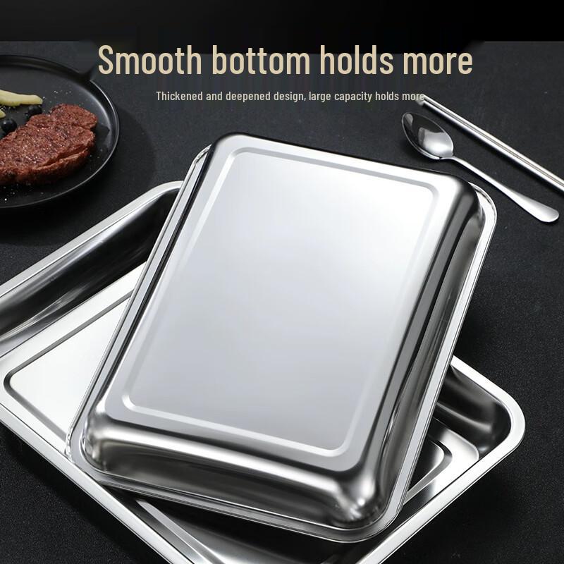 Jingzhou Commercial Stainless Steel Rectangular Tray