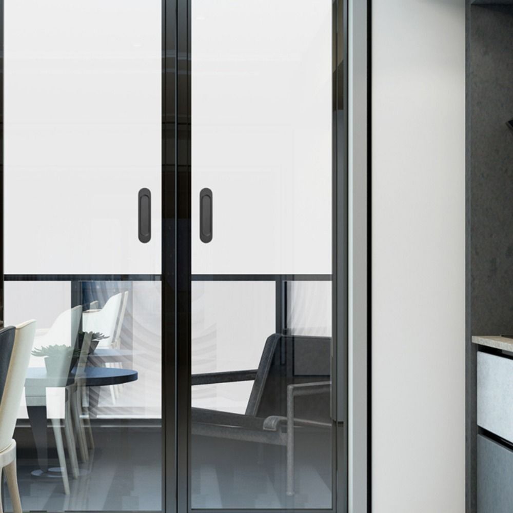 Двусторонняя ручка для раздвижной двери без сверления, ручка для стеклянной двери, самоклеящаяся ручка, кухонная дверь