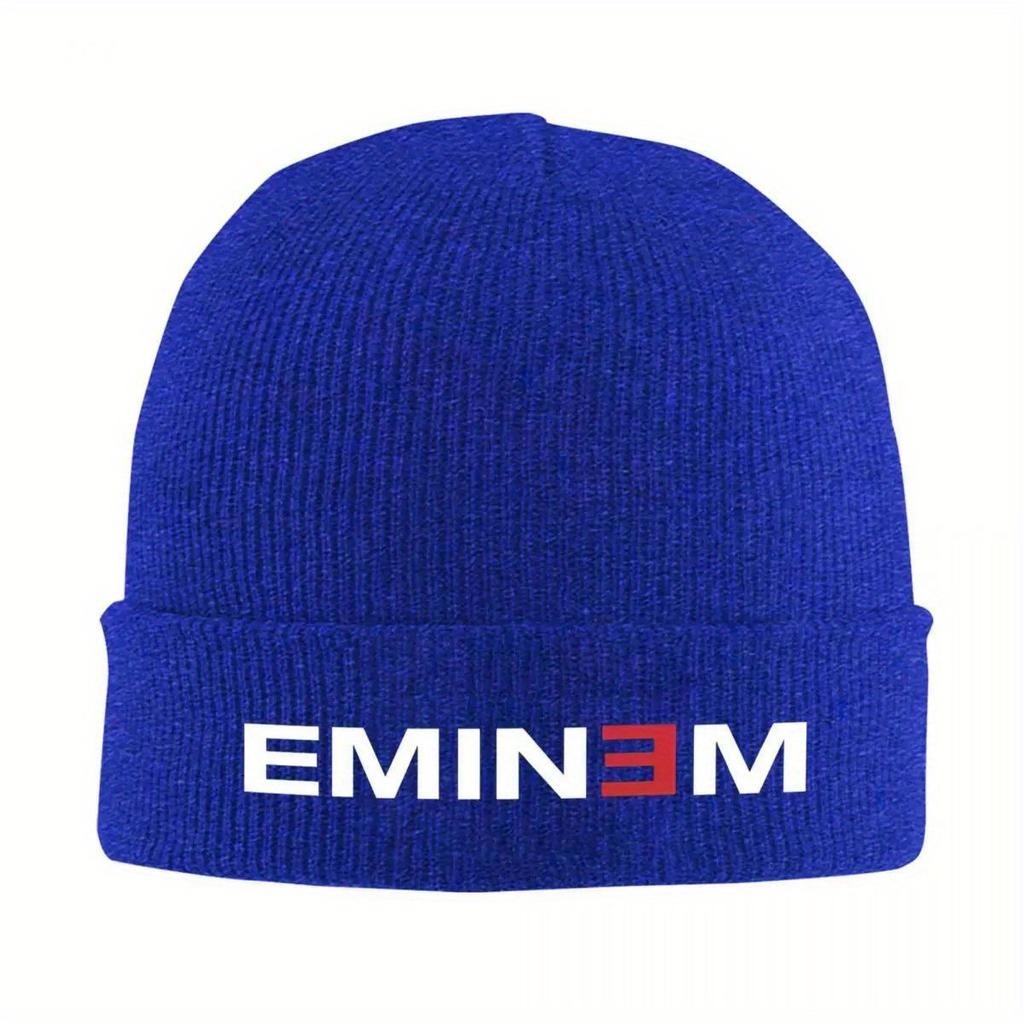 Эминем Рэпер Rap God Вязаная Шапка Женская Мужская Шапки Осень Зима Шапка Олд Скул Музыка Хип-Хоп Кепка