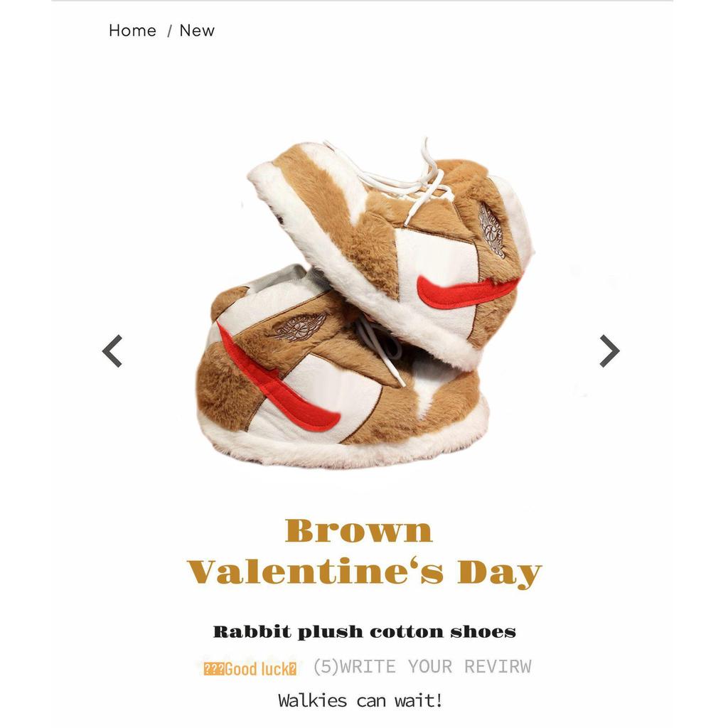 «Кокосовые тапочки AJ1, вдохновленные Douyin»: «Ретро хлопковая домашняя обувь для пар»