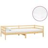 VidaXL Lit de repos avec matelas 90x200 cm Bois de pin massif 3083564