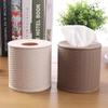 Round Tissue Dispenser Box Living Room Bedroom Gift Napkin Holder Toilet Paper Storage Desktop Hotel Decor Tissue Box Dustproof