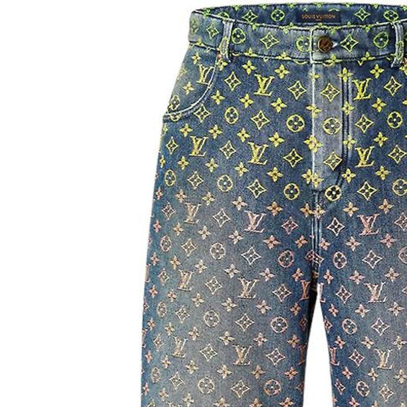 Louis Vuitton Джинсовые Шорты Мужские 1AB928