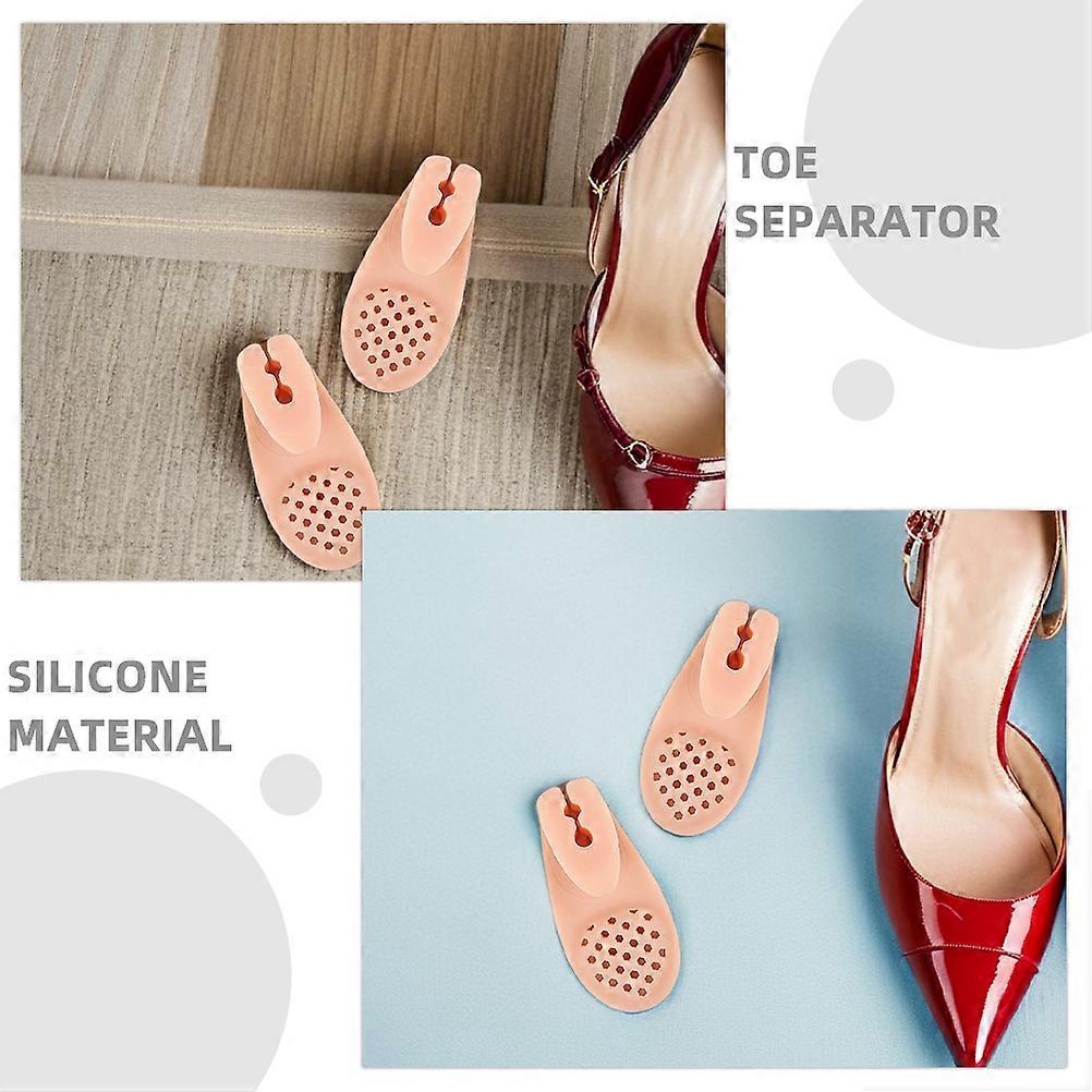 Big Toe Separators Silicone Toe Corrector for Toes 15Pairs Cushion Pads