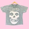 The Misfits The Crimson Ghost Панк-рок группа Футболка с минеральной стиркой 2XL