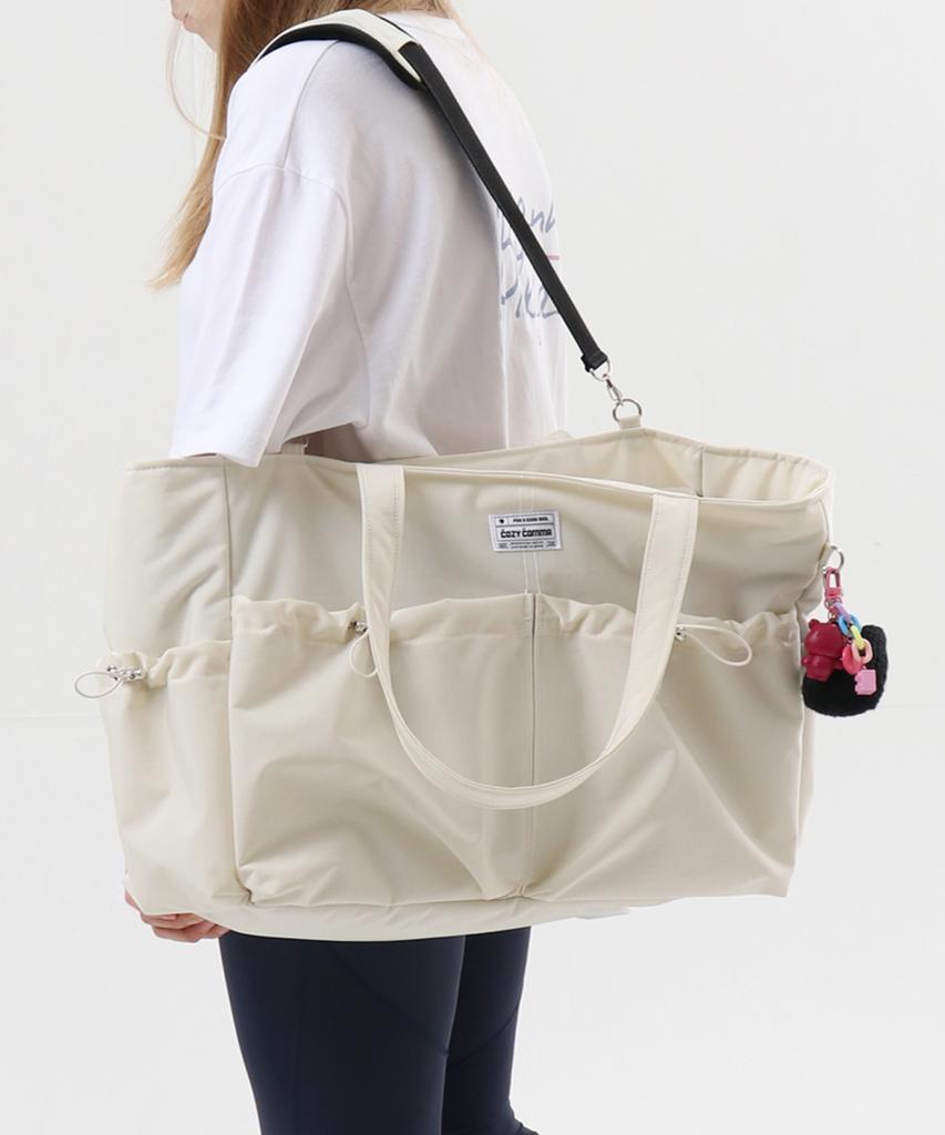 Cozycomma 17-Pocket Nylon Peddler Bag_Cozy Bag [Ivory]