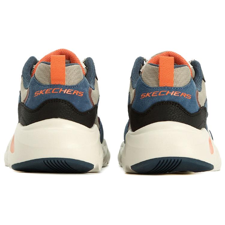 Skechers Stamina Airy Mesh, Textile, Synthetic Leather Cushioning, Wear Resistant Low top Chunky Sneakers Men's 237236-NVMT