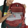 Osprey Tempest 22L Легкий туристический рюкзак Маленький однодневный рюкзак для путешествий Красный Серый Женский - и Кемпинг, Пампасы/Уголь
