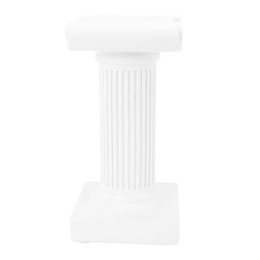 Home Decor Roman Pillar Decor Resin Pedestal Stand Figurine Classic Roman Column Ornament Home