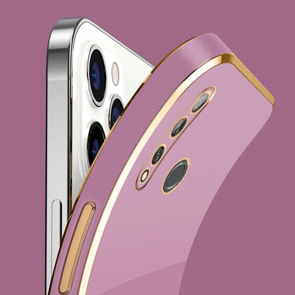 Чехол премиум-класса для Honor 9X, чехол для Honor 9X, роскошный чехол для телефона с квадратным покрытием, чехол для телефона Honor 9X STK-LX1, противоударная задняя крышка премиум-класса для Honor 9X