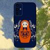Матрешка Чехол для телефона Samsung S25, S24, S21, S22, S23, S30, Ultra, S20, Plus, Fe, Lite, Note, 10, 9, 5G Черный
