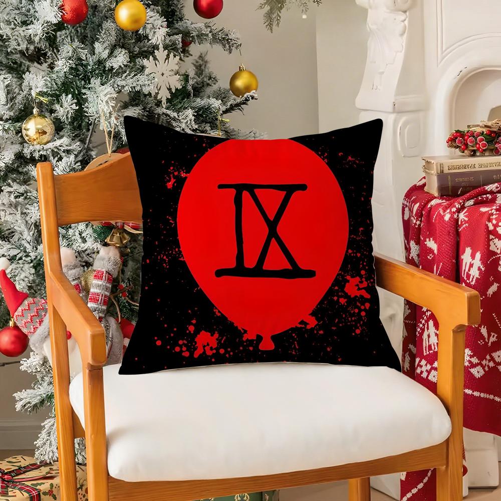 Чехол для подушки с принтом Ice NNine Kills, шелковистый короткий плюш, с потайной молнией, пылезащитный чехол для диванной подушки, для домашнего декора