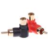 1 пара 90 градусов RCA прямоугольный разъем адаптеры штекер M/F угловой аудио адаптер