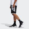 adidas Баскетбольные Шорты Мужские Черные Умеренные Прямого Кроя Брюки FH7947-