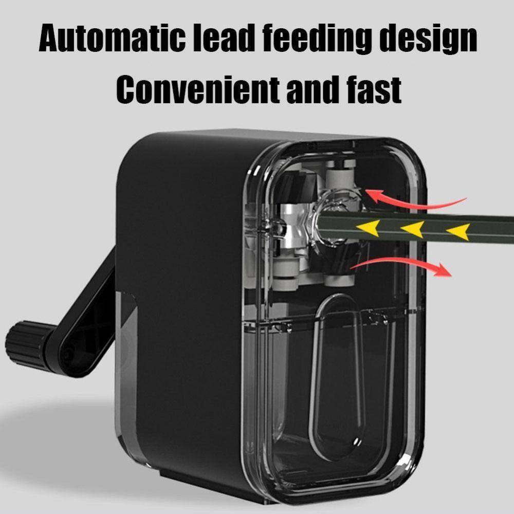 Автоматически входит в инструмент для заточки карандашей с грифелем, предотвращающий прилипание грифеля, механический инструмент с ручным приводом